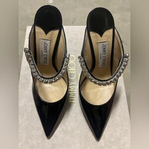Jimmy Choo Black Patent Leather Bing 100 Size37